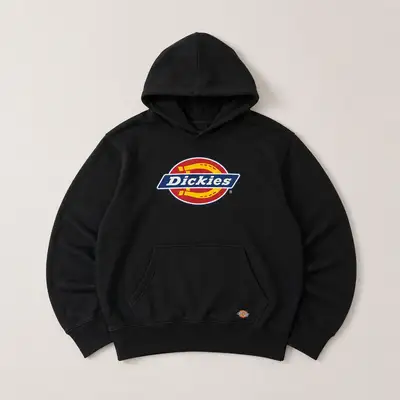 Dickies Horseshoe Logo Black Pullover Hoodie