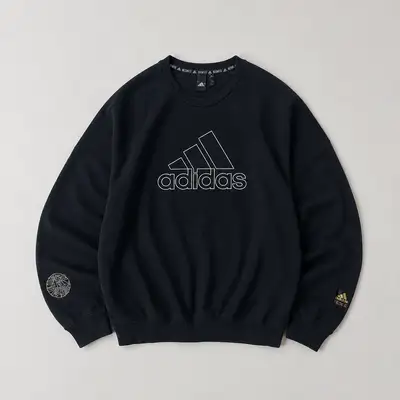 Adidas Badge of Sport Crewneck Sweatshirt – Black