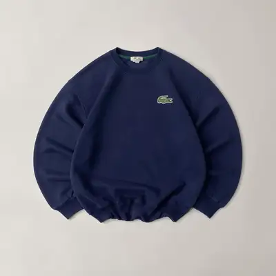 Lacoste Navy Crewneck Sweatshirt