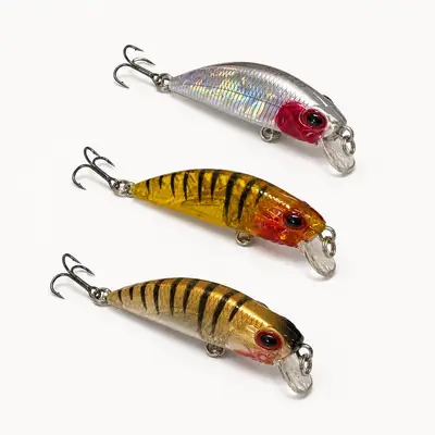 Minnow Diving Fishing Lure – Hard Bait with Treble Hooks