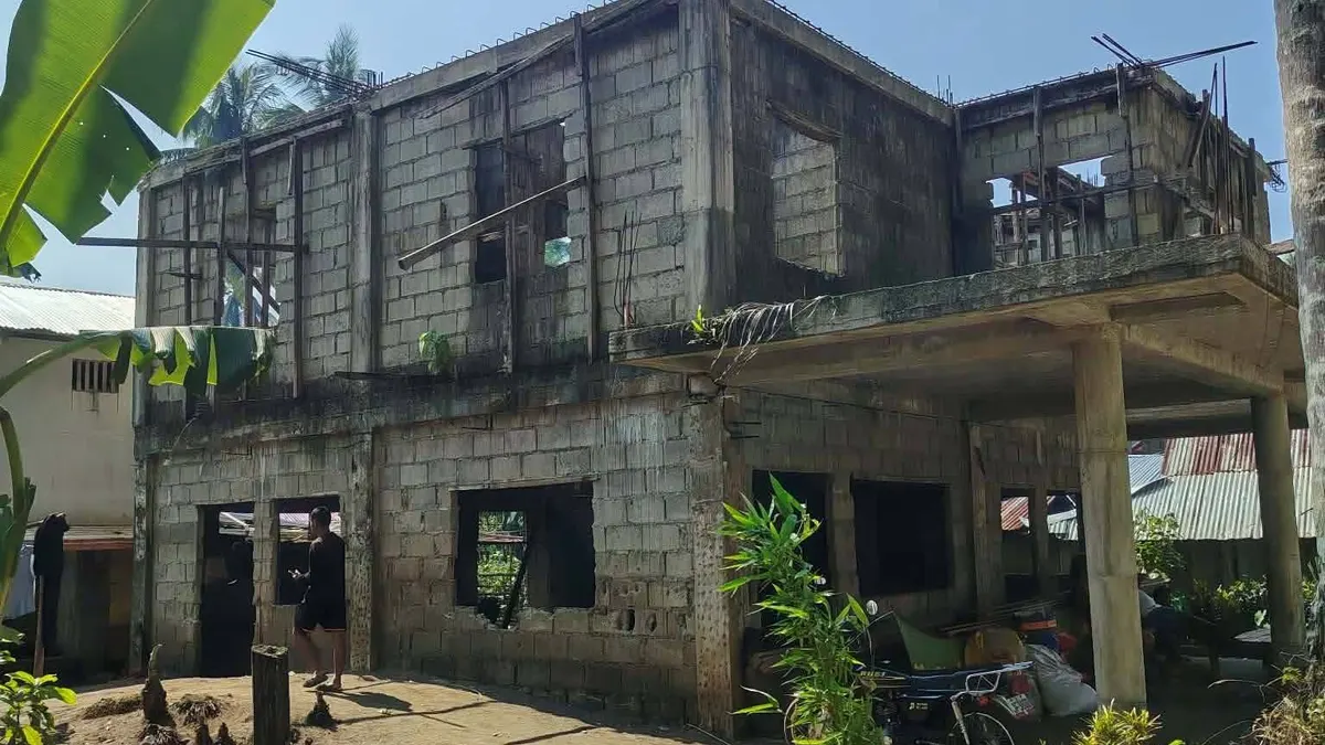 Partially Built House and Lot in Silago