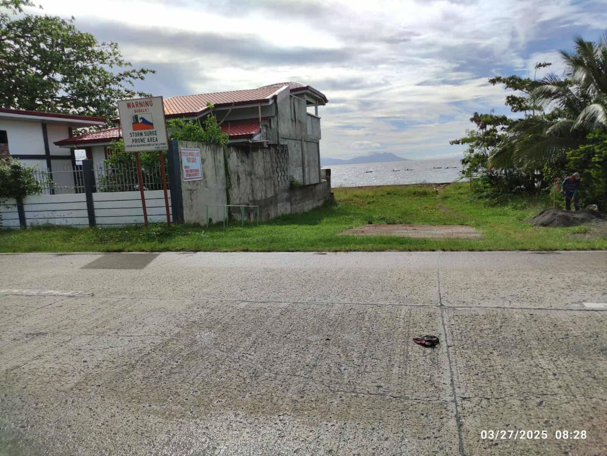 National Road Commercial Lot in Padre Burgos